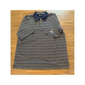 St. Andrews of Scotland Striped 2XL Polo Golf Shirt